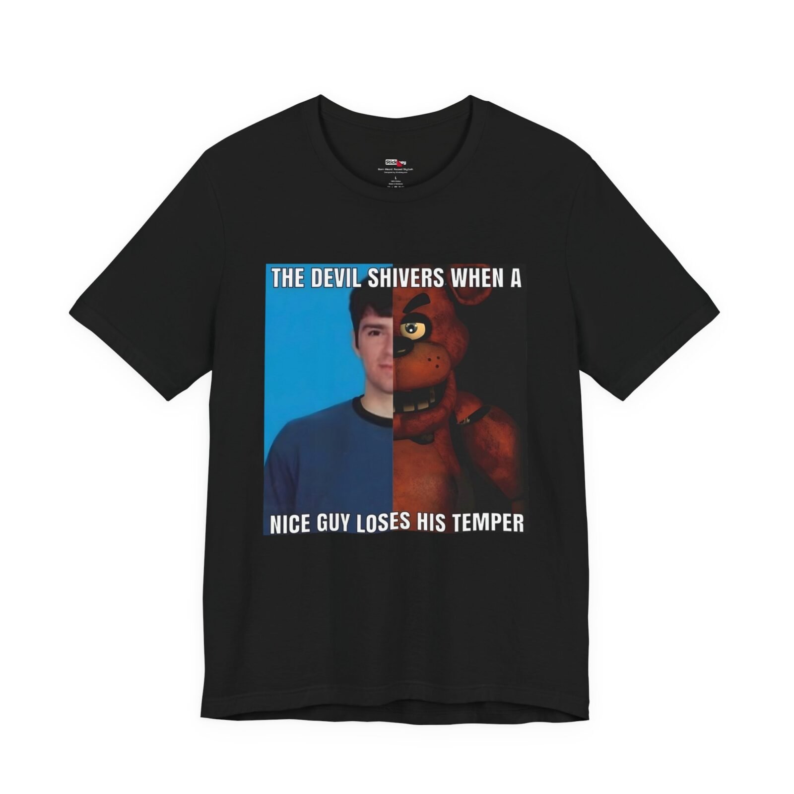 The Devil Shivers Weezer Freddy Fazbear Meme Shirt