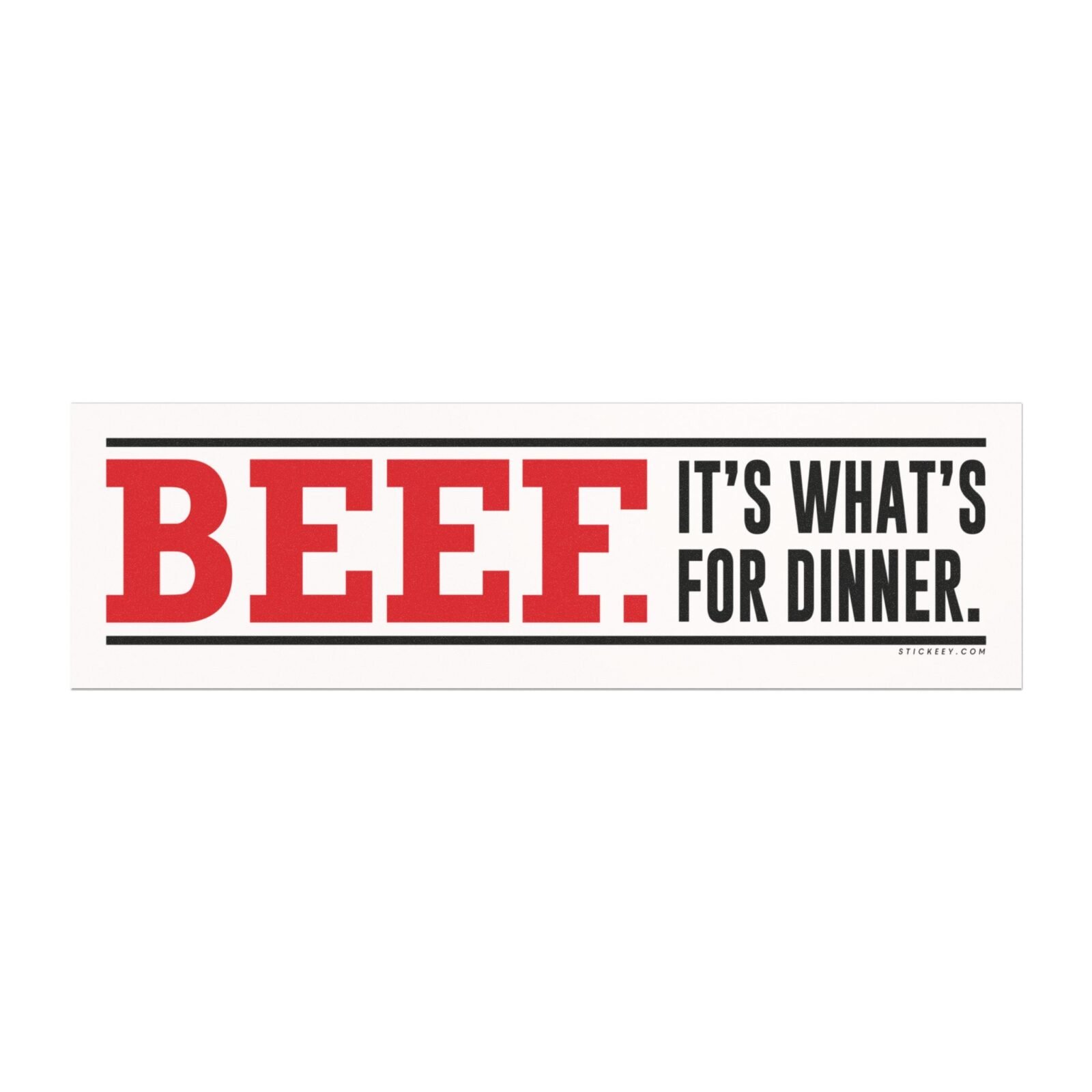 Beef It’s What’s For Dinner Magnet Sticker