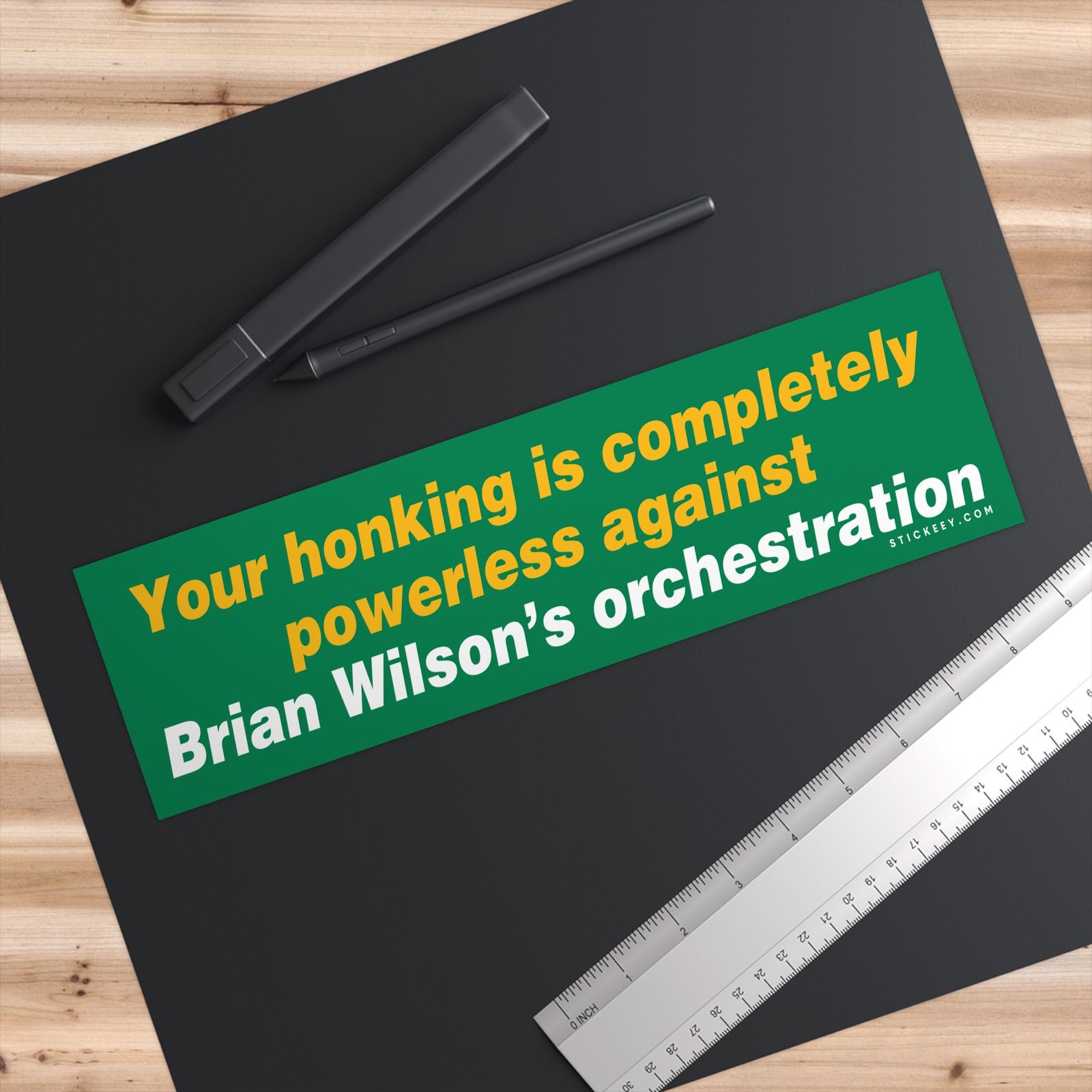 Honking Can't Beat Brian Wilson's Orchestration Bumper Sticker