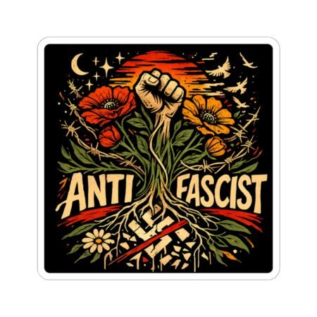 Anti Fascist Sticker