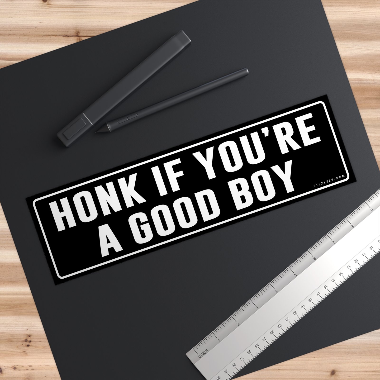 Honk If You’re A Good Boy Bumper Sticker
