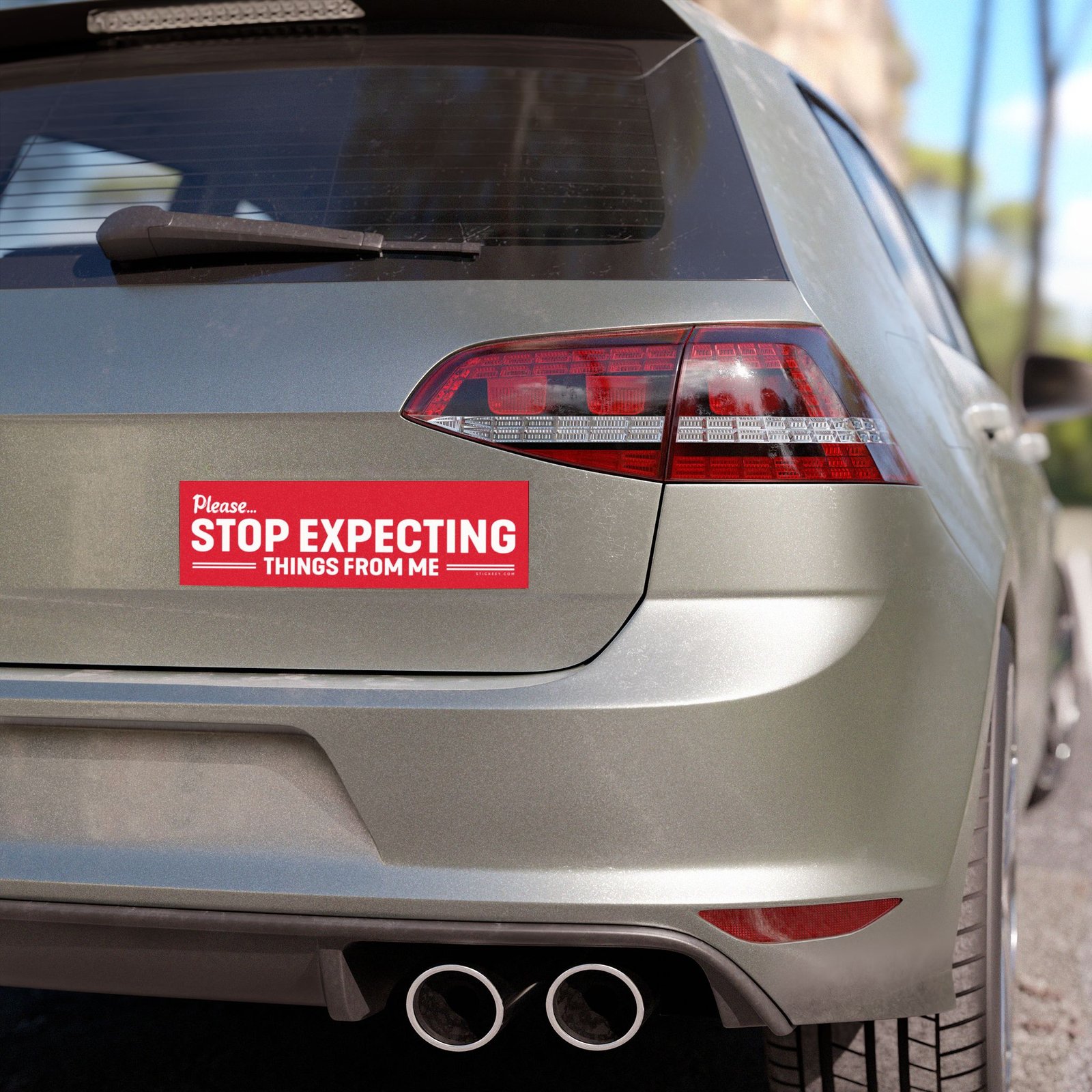 Please Stop Expecting Things From Me Magnet Sticker