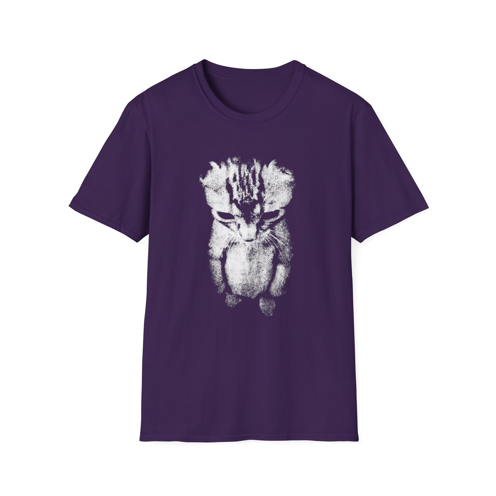 Sad Kitten Meme Standing Cat T-Shirt - Image 11