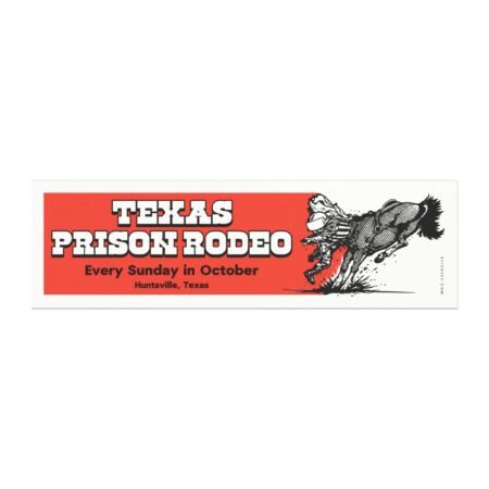 Texas Prison Rodeo Magnet Sticker