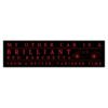 my other car is a brilliant red barchetta funny car sticker on vehicle